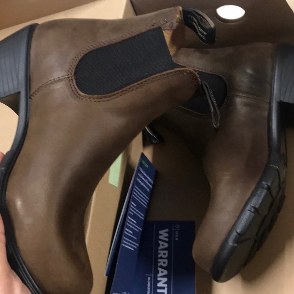 Antique Brown Heeled Blundstones